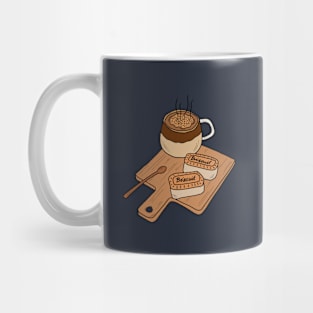 a cup of coffee and biscuit !! Mug